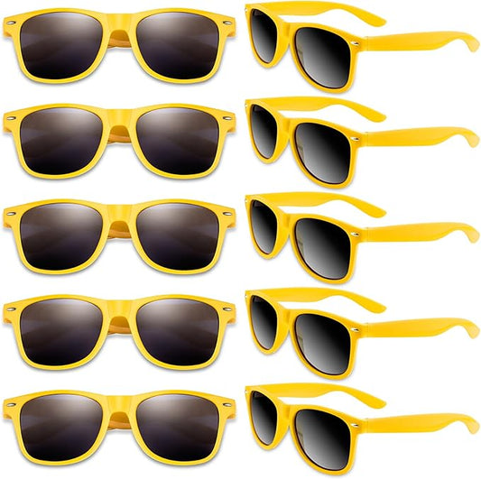 Colorful Party Sunglasses Bulk 20 Packs for Wedding Beach Summer Pool Party Supplies Goodie Bags Stuffers