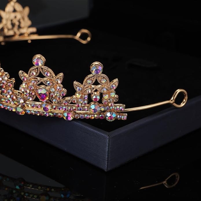 tiaras and crowns for women queen crowns for Women and Girls Crystal Princess Tiaras Rhinestone Tiaras For Wedding Bridal Birthday Prom Pageant Party