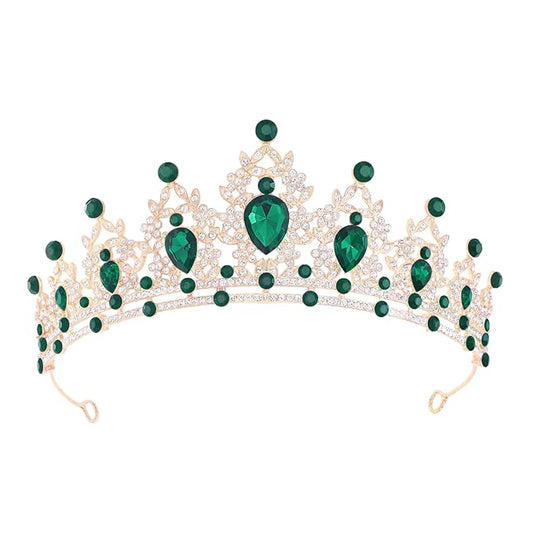Princess Tiara and Crown for Women Wedding Tiaras for Bridal girls Tiaras and Crystal Crowns Rhinestone Headband Metal Hair Accessories for Costume Birthday Party Prom Gifts