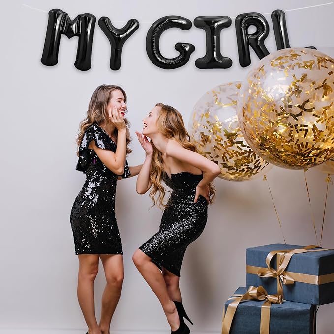 LIOZEOKUN Letter Balloons 16 Inch Alphabet A-Z Mylar Foil Balloons 2 Set for Wedding Birthday Party Decoration Banner Custom Phrase 52 Pcs