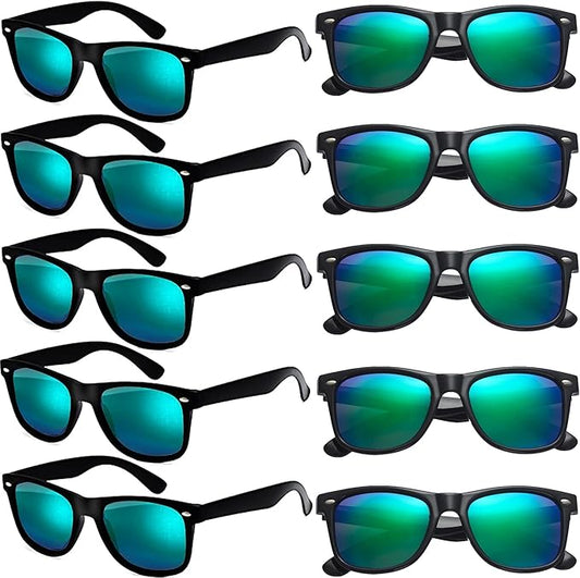 Eyegla Sunglasses Bulk Adults Party Sunglasses 80s Glasses Shades for Party Favors 8/10/20/30Pack