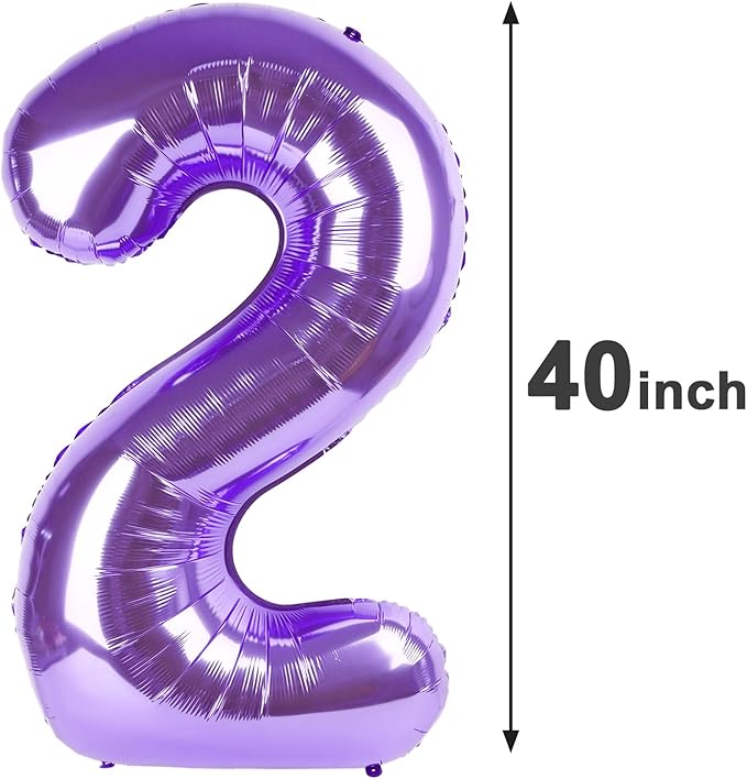Purple Number 21 Balloon 40 Inch Birthday Decorations, Number 21 Balloon Birthday Party Decorations, Anniversary Decorations Graduations Party Supplies