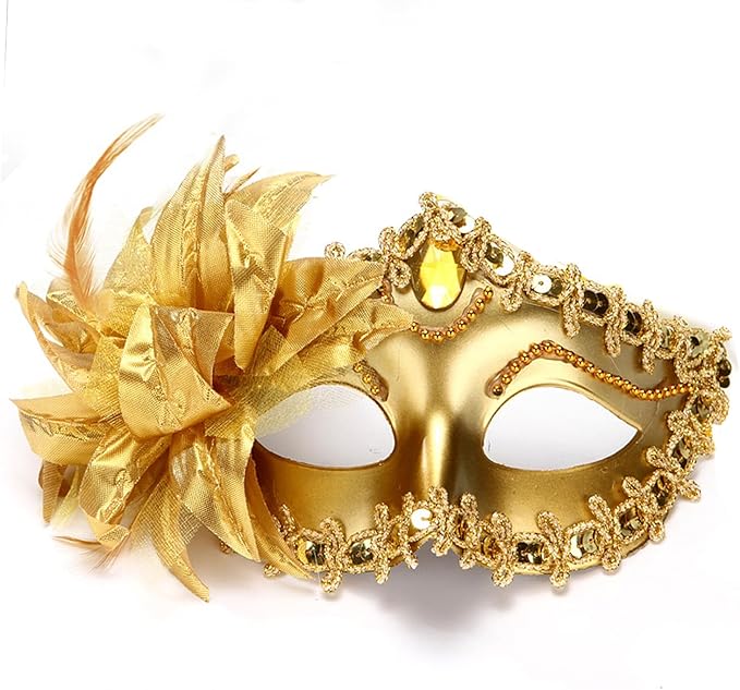 Masquerade Mask for Women Venetian Halloween Carnival Masks for Party Prom Ball