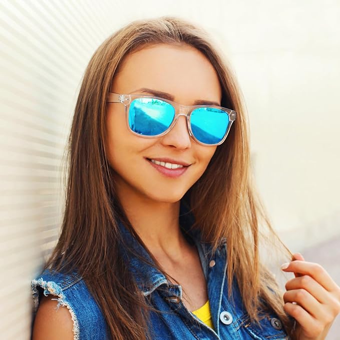 Matcheck 8/16 Pack Neon Colors Sunglasses Wholesale Bulk Party Favors Retro Classic Glasses Birthday Pool Unisex Adult