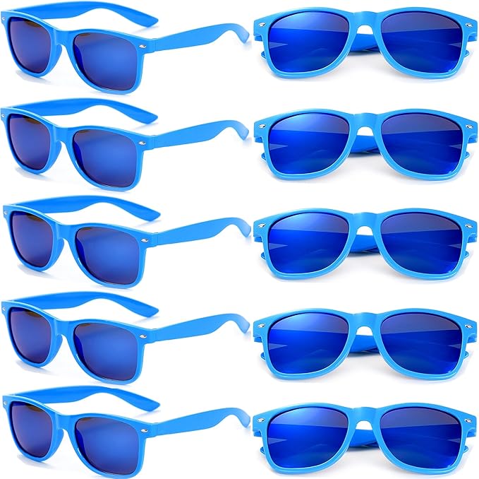 Eyegla Sunglasses Bulk Adults Party Sunglasses 80s Glasses Shades for Party Favors 8/10/20/30Pack