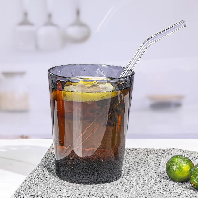 BPA-Free Plastic Tumblers 6 Pack (6x16oz) | Reusable Dishwasher Safe | Stackable Shatterproof Cups | Plastic Drinkware & Drinking Tumblers for Restaurant, Home, Party