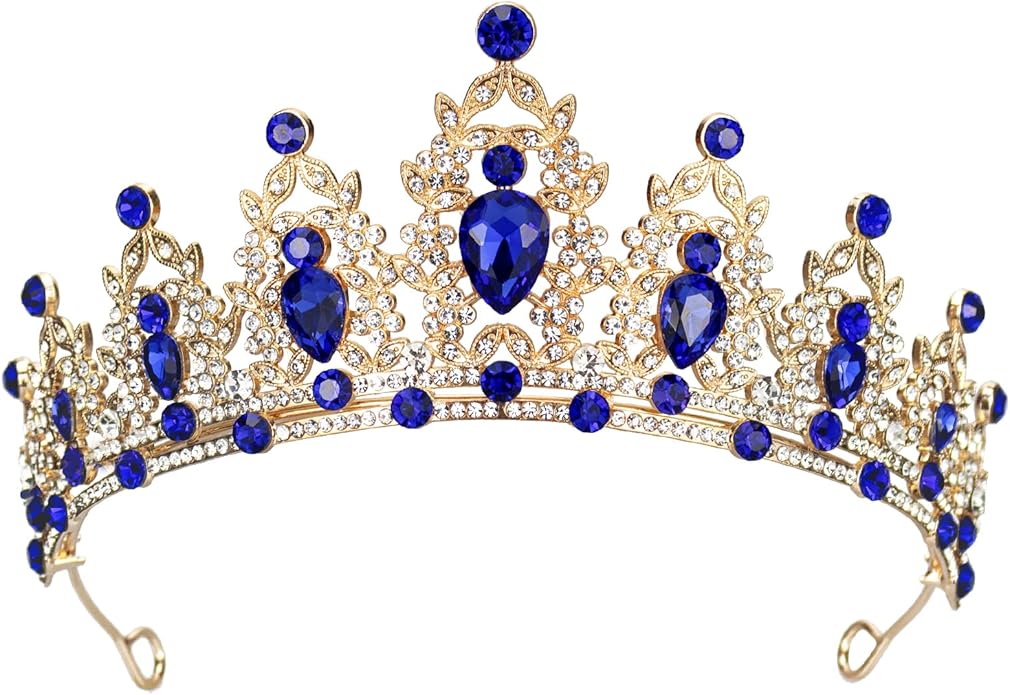 tiaras and crowns for women queen crowns for Women and Girls Crystal Princess Tiaras Rhinestone Tiaras For Wedding Bridal Birthday Prom Pageant Party