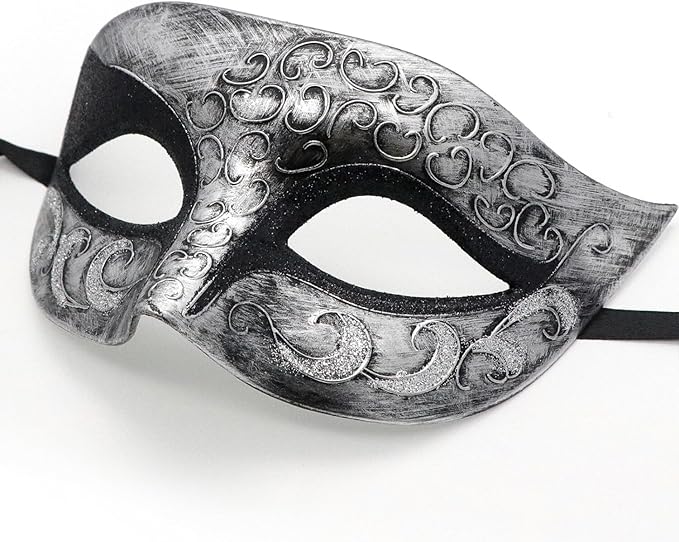 Coddsmz Couple Masquerade Mask Set - Venetian & Mardi Gras Mask for Women & Men