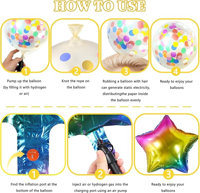 ZERODECO Rainbow Birthday Decorations, Multicoloured Fringe Backdrop Happy Birthday Banner Honeycomb Balls Pompoms Foil Balloons for Kid Baby Boy Girl Colorful Party Decorations