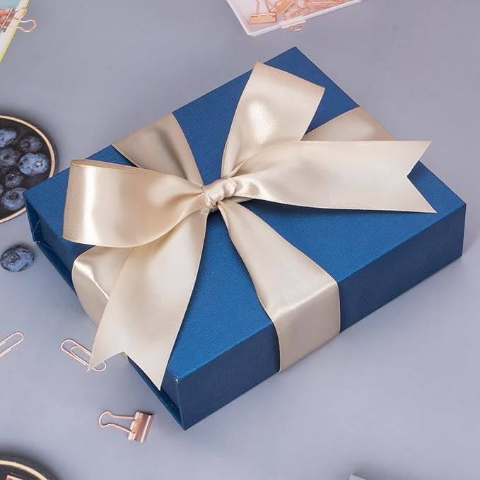 ATRBB 25 Yards 1-1/2 inch Wide Satin Ribbon Perfect for Wedding, Handmade Bows and Gift Wrapping(Natural Linen)