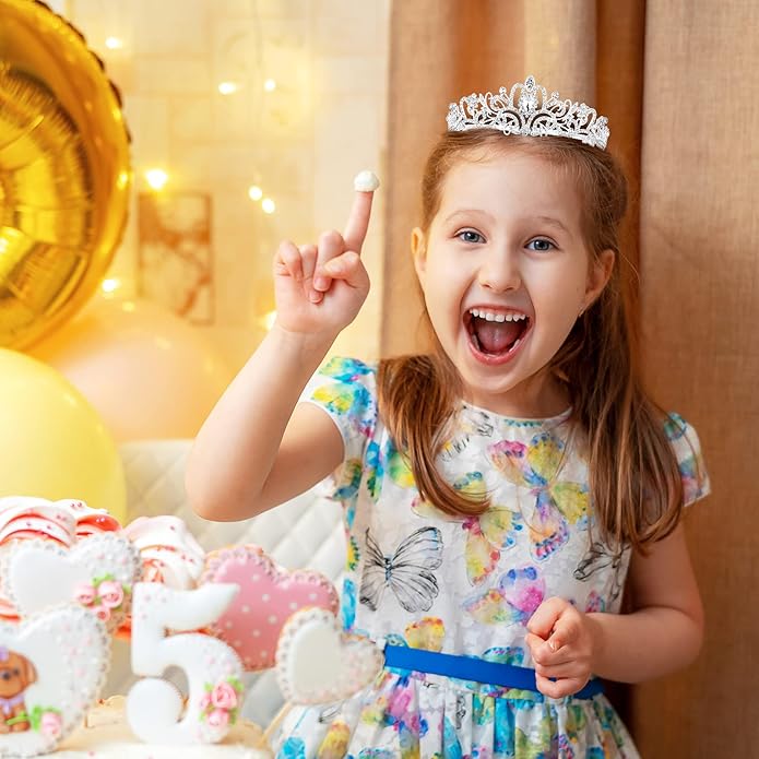 Crystal Tiara Crowns For Women Girls Princess Elegant Crown with Combs Women's Headbands Bridal Wedding Prom Birthday Party