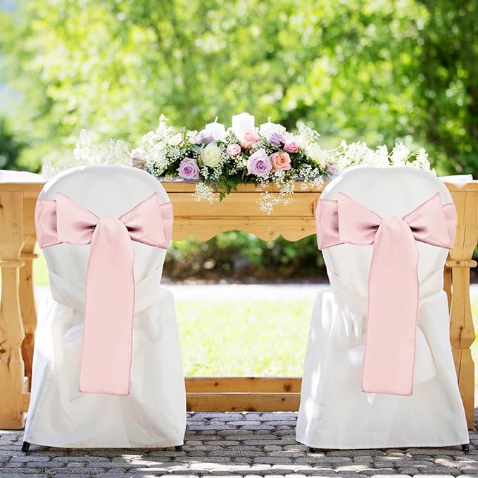 10 Pack Satin Table Runner 12 x 108 Inch Long,Satin Silk Table Runner for Wedding,Birthday Party and Banquet Decoration,Rose Gold