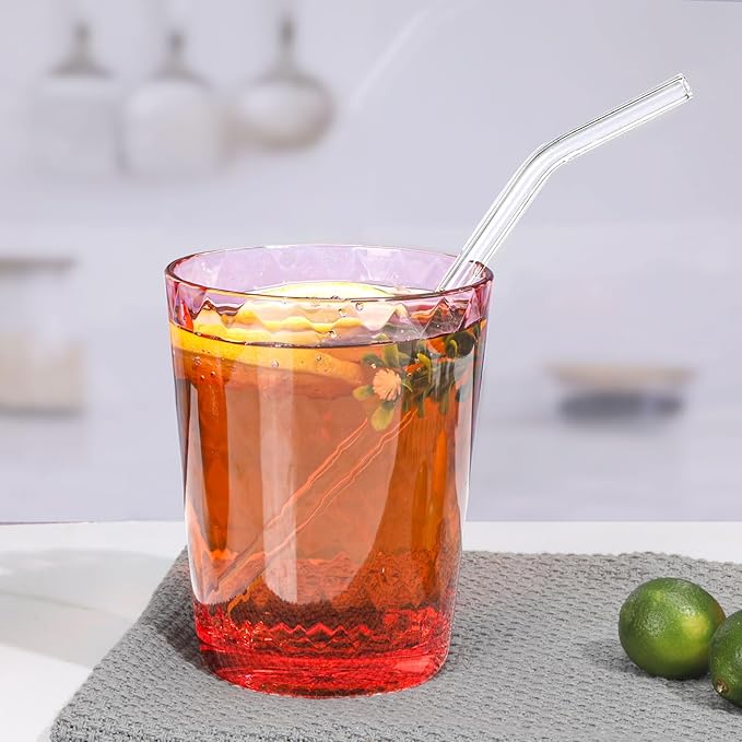 BPA-Free Plastic Tumblers 6 Pack (6x16oz) | Reusable Dishwasher Safe | Stackable Shatterproof Cups | Plastic Drinkware & Drinking Tumblers for Restaurant, Home, Party