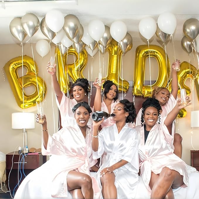 Letter Balloons Gold, 40 Inch Alphabet Name Balloons, Large Mylar Self Inflating Custom Balloon Letters A Decor, Helium Foil Customize Letter Balloons for Men Women Birthday Party Decorations Supplies