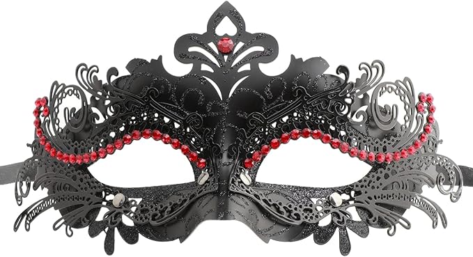 Coddsmz Couple Masquerade Mask Set - Venetian & Mardi Gras Mask for Women & Men