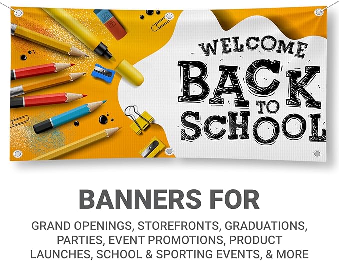 GotPrint Custom Banner 13oz Matte | Personalized Custom Vinyl Banner for Grand Openings, Graduations, Parties, Event Promotions | Add Your Text, Logos, Image, Indoor or Outdoor Use, 4 ft x 10 ft