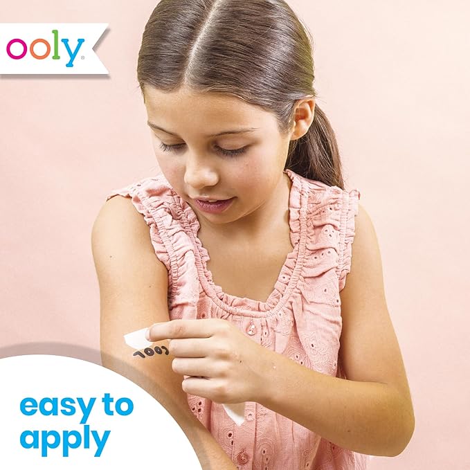 Ooly 150 Glitter Temporary Tattoos For Kids, Safe & Non-Toxic Temporary Tattoo, Party Favors Gifts for Kids, Great Goodie Bag Stuffers & Fun Birthday Decorations - Glitter Pack