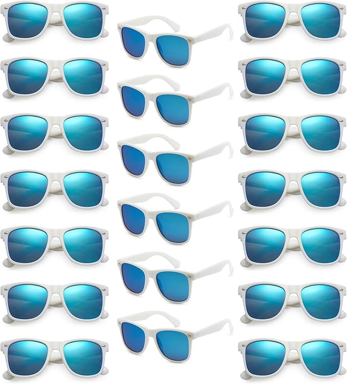 Eyegla Sunglasses Bulk Adults Party Sunglasses 80s Shades Eyewear Party Favors Glasses 10/20 Pack