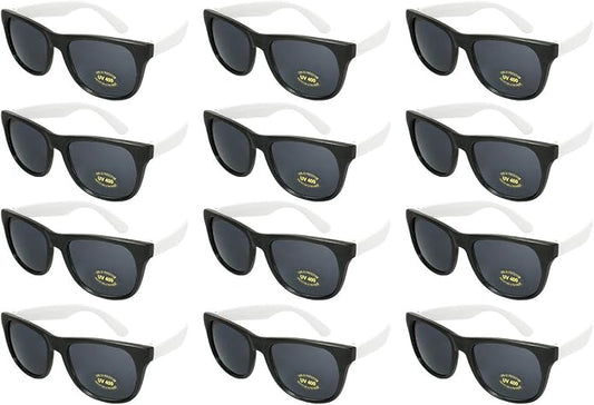EDGEIWEAR 80s Neon Party Sunglasses for Adult Party Favors with CPSIA certified-Lead(Pb) Content Free