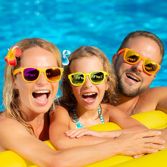 Colorful Party Sunglasses Bulk 20 Packs for Wedding Beach Summer Pool Party Supplies Goodie Bags Stuffers