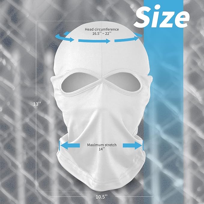 YESLIFE Ski Mask, Balaclava Face Mask for Boys and Girls – Cosplay Costume Accessory for Halloween Party