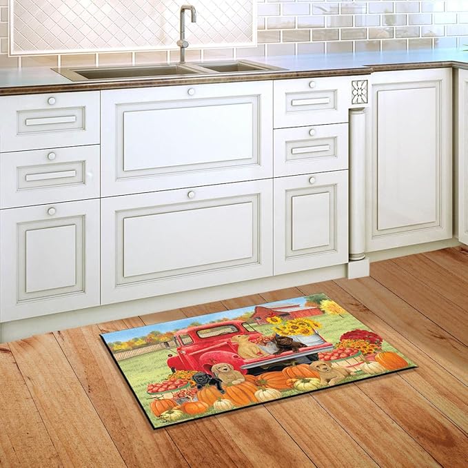 Briarwood Lane Fall Puppies Doormat