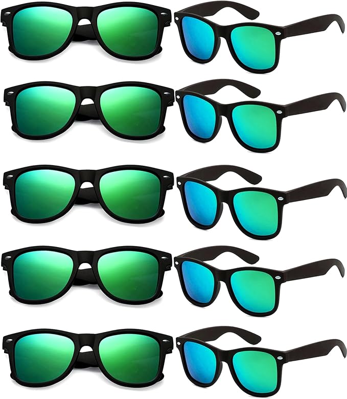 Eyegla Sunglasses Bulk Adults Party Sunglasses 80s Shades Eyewear Party Favors Glasses 10/20 Pack