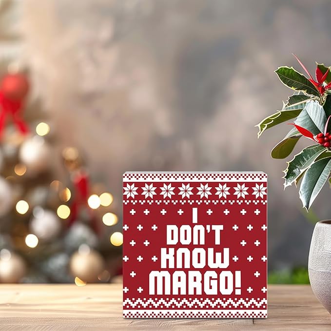 Christmas Vacation Movie Holiday Decor for Home Bathroom Christmas Vacation Decorations for Office Xmas Vacation Decor Xmas Vacation Signs 5 x 5 Inch