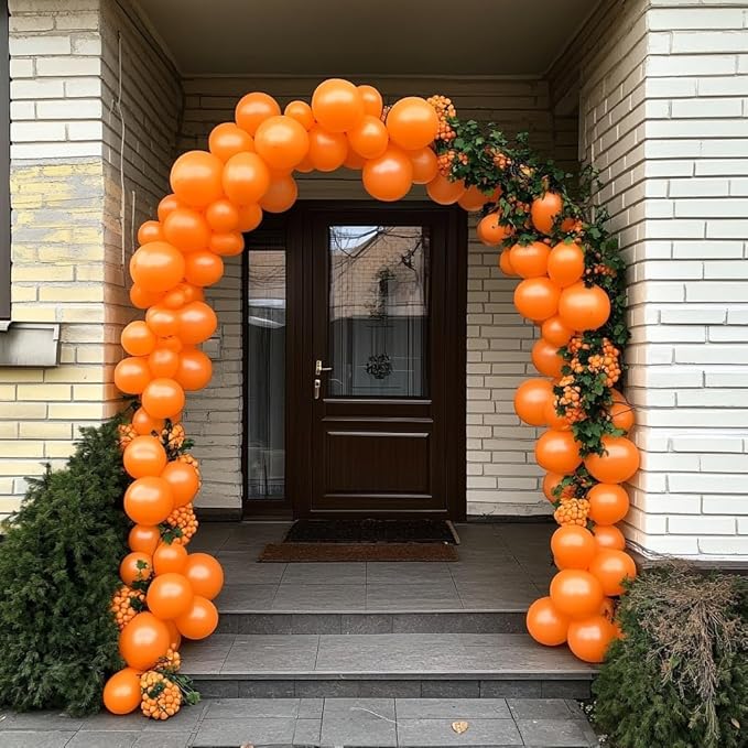 Orange Balloons, 60 PCS Orange Balloons 12 Inch Latex Balloon for Birthday Party Decoration, Wedding, Baby Shower, Anniversary, Summer Party Decoration and Balloon Garland