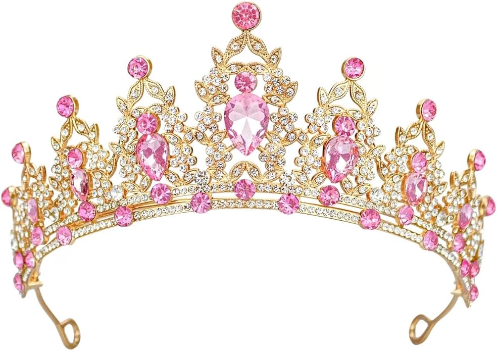 tiaras and crowns for women queen crowns for Women and Girls Crystal Princess Tiaras Rhinestone Tiaras For Wedding Bridal Birthday Prom Pageant Party