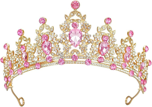 tiaras and crowns for women queen crowns for Women and Girls Crystal Princess Tiaras Rhinestone Tiaras For Wedding Bridal Birthday Prom Pageant Party