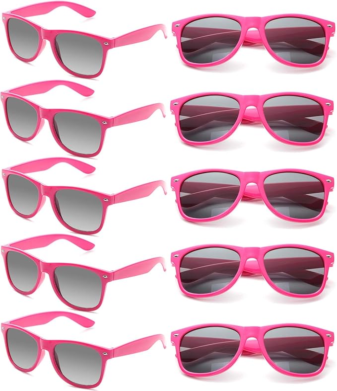 Eyegla Sunglasses Bulk Adults Party Sunglasses 80s Glasses Shades for Party Favors 8/10/20/30Pack