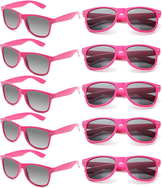 Eyegla Sunglasses Bulk Adults Party Sunglasses 80s Glasses Shades for Party Favors 8/10/20/30Pack