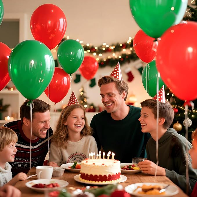 KAWKALSH Green Balloon 110pcs, 12 Inch Thickened Latex Party Balloons Helium Bright Color for Birthday Baby Shower Wedding Party Supplies Arch Garland Decoration