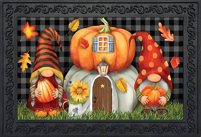 Briarwood Lane Fall Gnome Home Humor Doormat