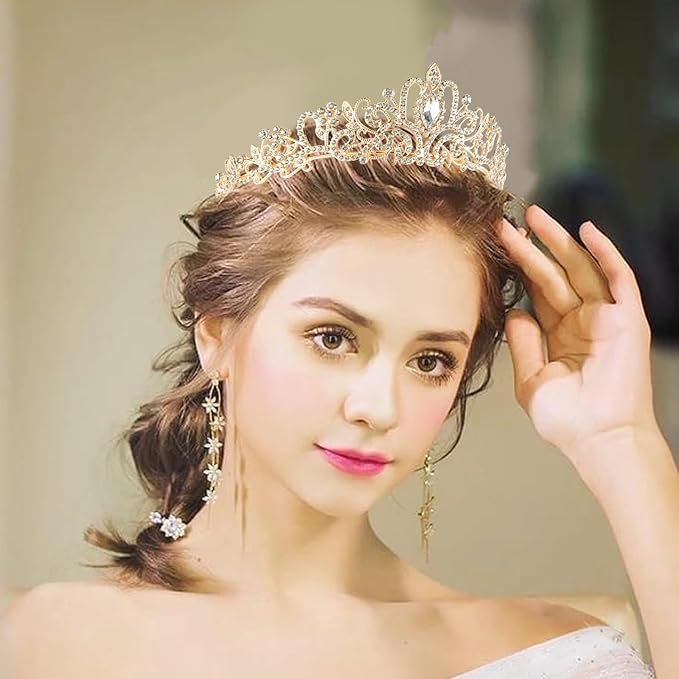 Sweet 16 Birthday Crown and Sash for Girls, Sweet 16th Sashes and Birthday Tiara Set, Sweet 16th Party Decorations Birthday Accessories for Women, Sweet 16 Gifts for Girls