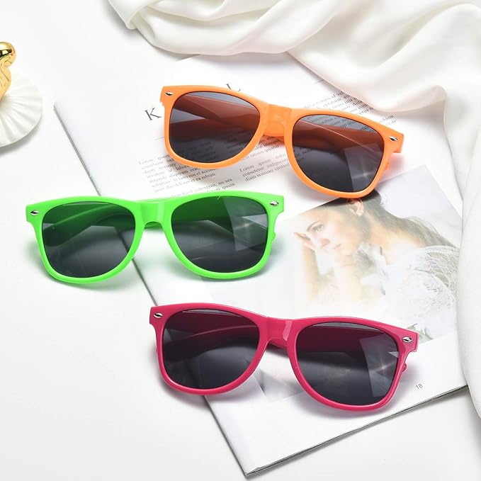 Eyegla Sunglasses Bulk Adults Party Sunglasses 80s Glasses Shades for Party Favors 8/10/20/30Pack