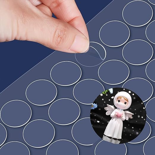 Adhesive Stick dots Two-Sided Sided Mounting Putty Stick Tack for Wall Hanging Crafts Balloons Festival Party Decorations,Clean Removable(1.2"*1.2"-240)