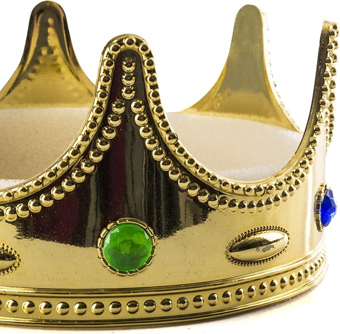 Tigerdoe King Crown and Scepter - King Costume Accessories - Dress Up - Costume Accessories