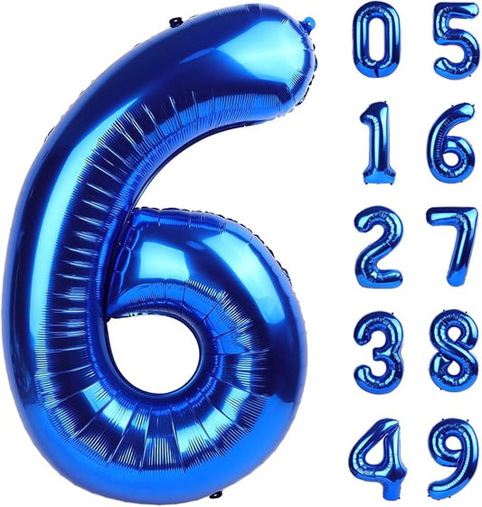 2026 number balloon Dark Blue