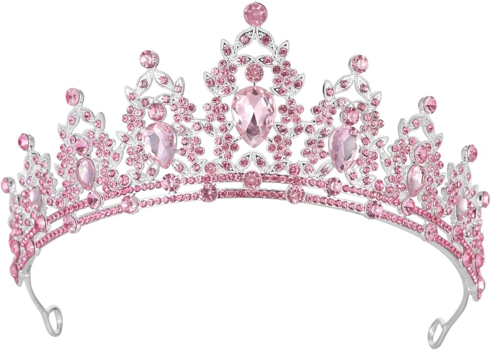 tiaras and crowns for women queen crowns for Women and Girls Crystal Princess Tiaras Rhinestone Tiaras For Wedding Bridal Birthday Prom Pageant Party