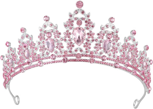 tiaras and crowns for women queen crowns for Women and Girls Crystal Princess Tiaras Rhinestone Tiaras For Wedding Bridal Birthday Prom Pageant Party