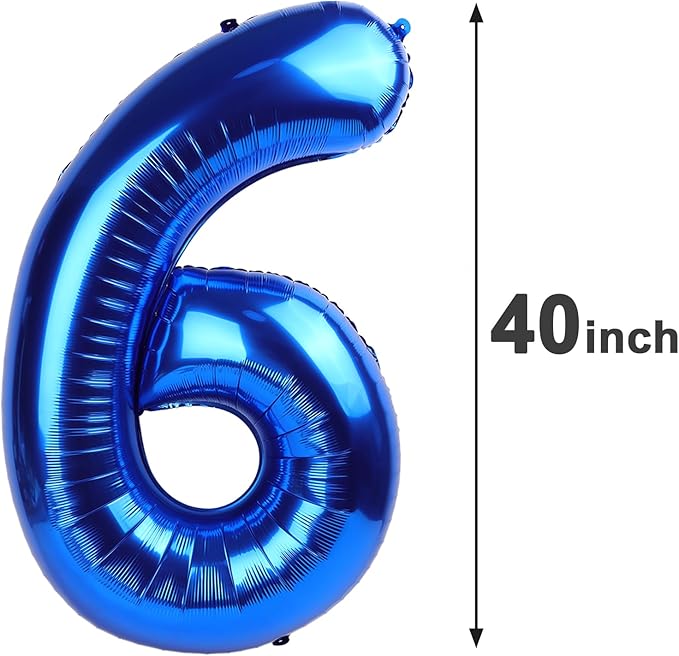 Giant Navy Blue 26 Balloon Number 40 Inch, 26 Number Balloons Birthday Supplies, 26 Year Old Birthday Party Celebration, 26 Balloons Graduations Anniversary Decorations