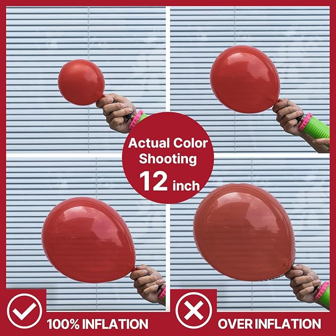PartyWoo Burgundy Balloons, 85 pcs Wine Red Balloons Different Sizes Pack of 18 Inch 12 Inch 10 Inch 5 Inch Maroon Balloons for Balloon Garland or Balloon Arch as Birthday Party Decorations, Red-Y62
