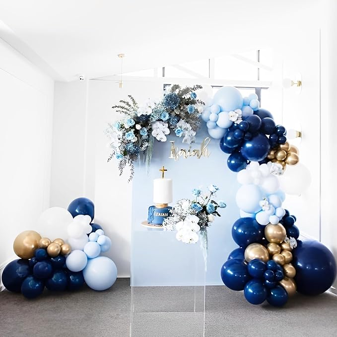 Navy Blue Balloons, 66pack 12inch Dark Blue Latex Party Balloons for Graduation, Wedding, Birthday, Baby Shower, Gender Reveal, Anniversary Party Decorations