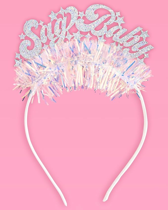 xo, Fetti Sagittarius Baby Headband - Fits Adult + Child | Zodiac Sag Hair Accessory, Horoscope Favor, Astrology Birthday Party Decorations