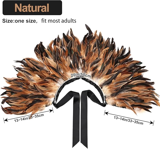Gothic Natural Feather Shrug Feather Shawl Wrap Cape Victorian Collar for Halloween Cosplay Party Costume Accessories