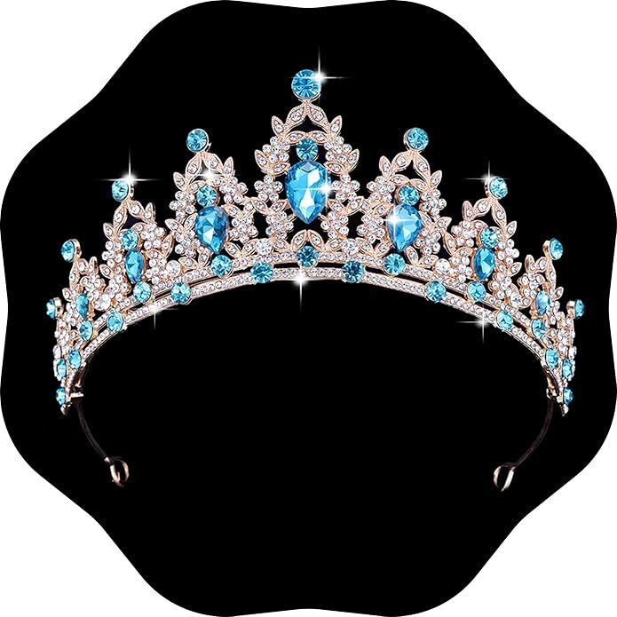 Kamirola - Queen Crown and Tiaras Princess Crown for Women and Girls Crystal Headbands for Bridal, Princess for Wedding and Party（01）