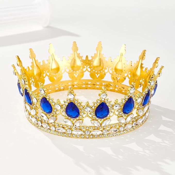 Queen Crown Rhinestone Wedding Crowns and Tiaras for Women Costume Party Hair Accessories Princess Birthday Crown Crystal BridalCrown