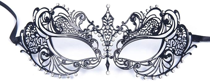 Exlinonline Lace Masquerade Mask Elastic,Fit for Adult,Soft Gentle Material,Specially For Costume,Thememed Party
